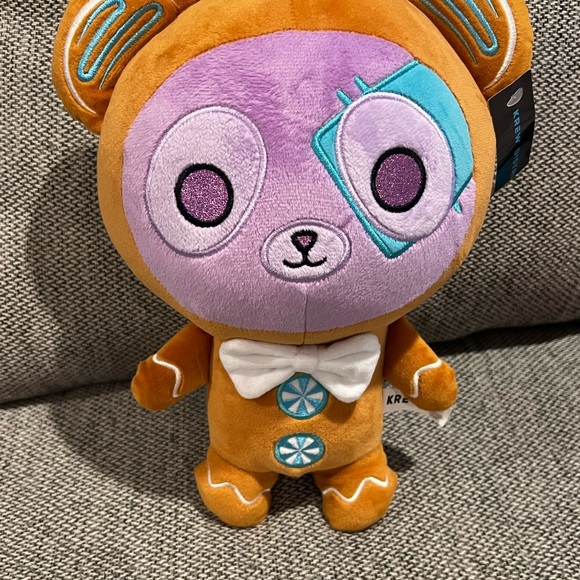 Krew LUNAR HOLIDAY TEDDY 12” Teddy Bear Plush gingerbread with bag Itsfunney - Picture 2 of 8